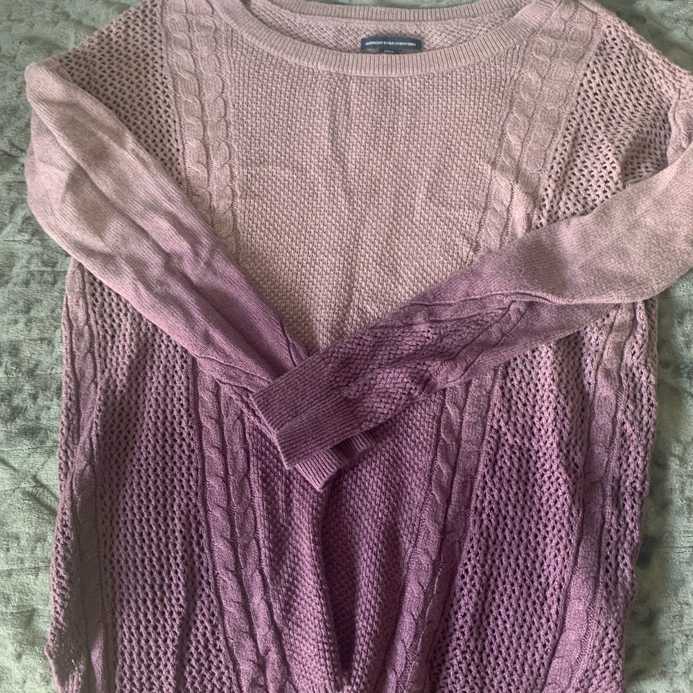 American Eagle dip dyed sweater